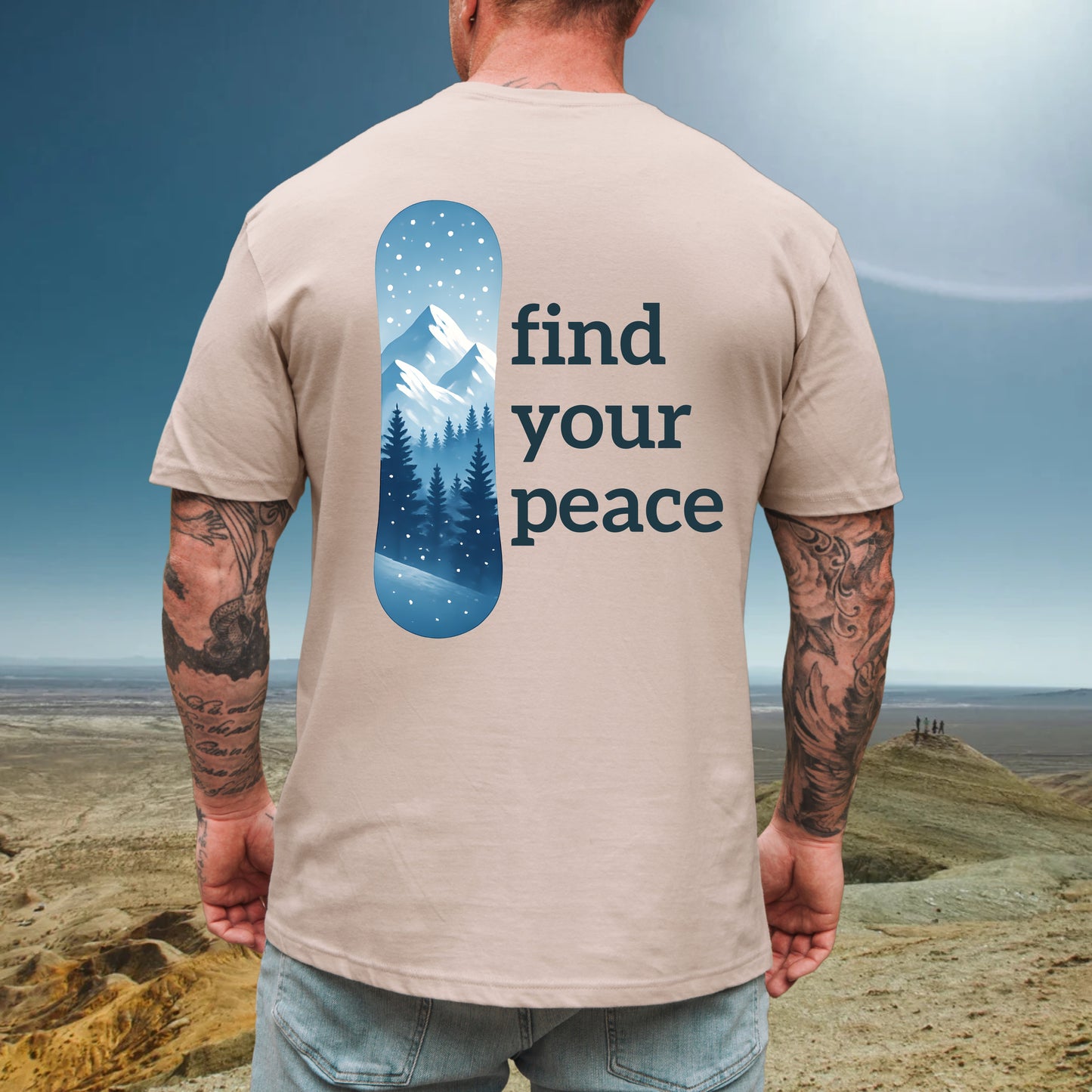 Mountain Snowboard Tee