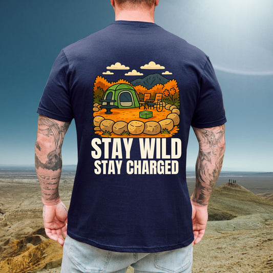 Stay Wild Stay Charged Tee