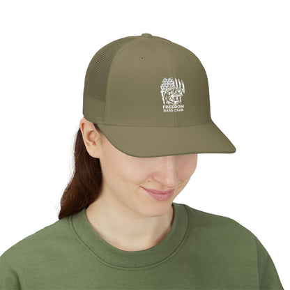 Freedom Bass Club Embroidered Trucker Cap
