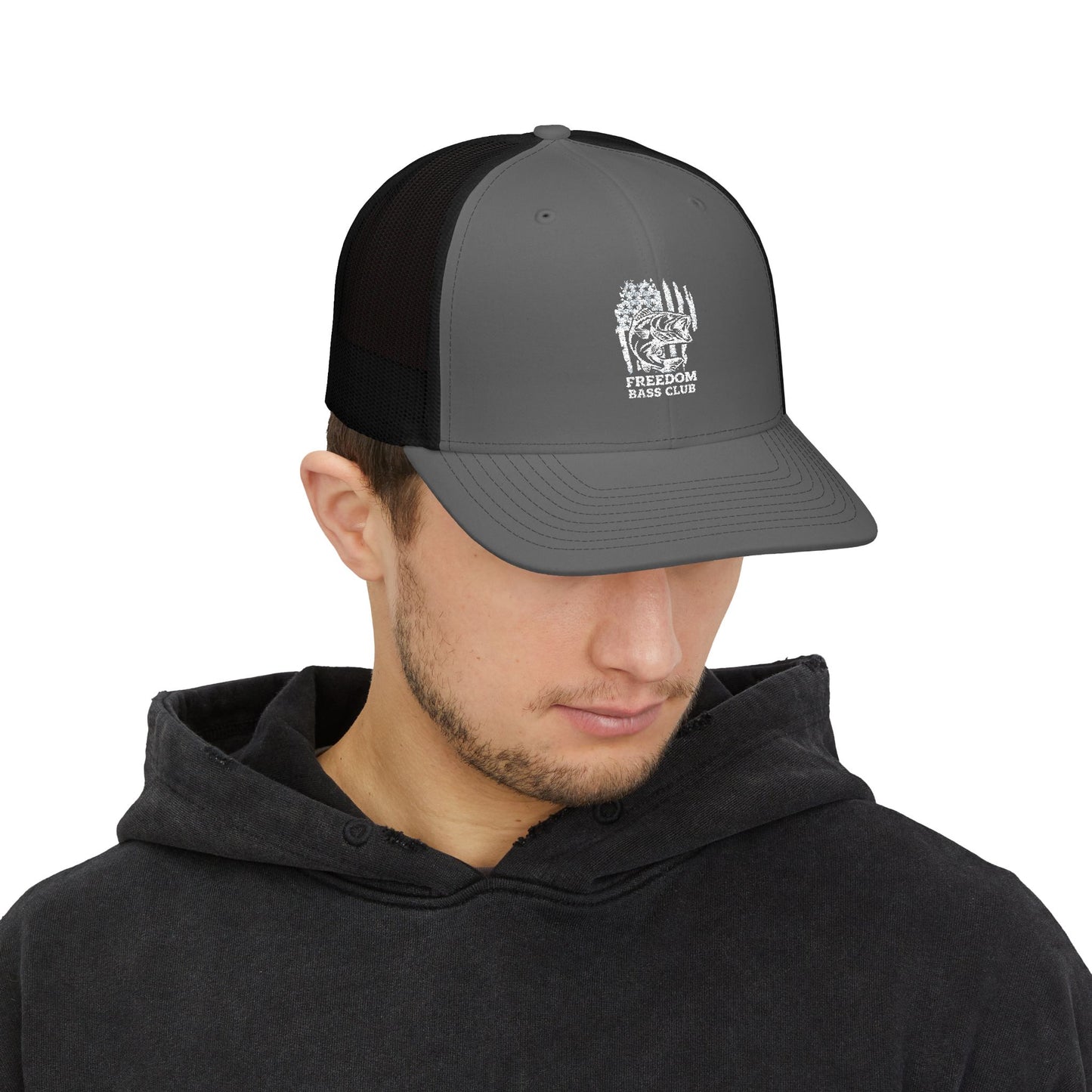 Freedom Bass Club Embroidered Trucker Cap