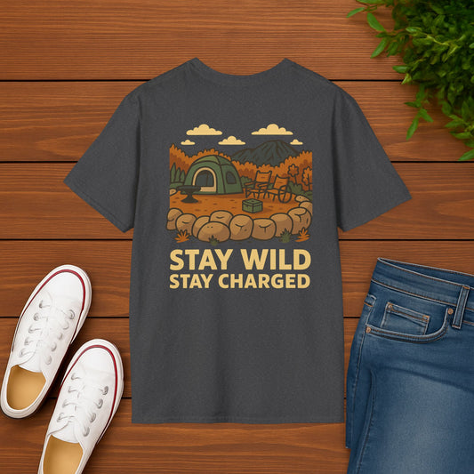 Stay Wild Stay Charged Tee