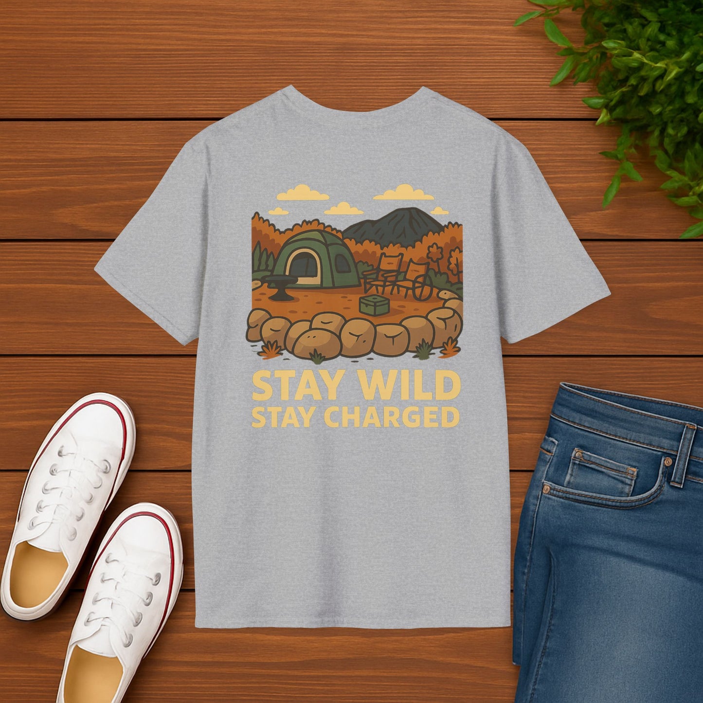 Stay Wild Stay Charged Tee