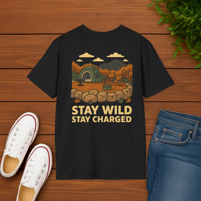Stay Wild Stay Charged Tee