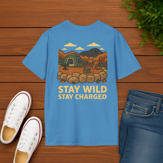 Stay Wild Stay Charged Tee