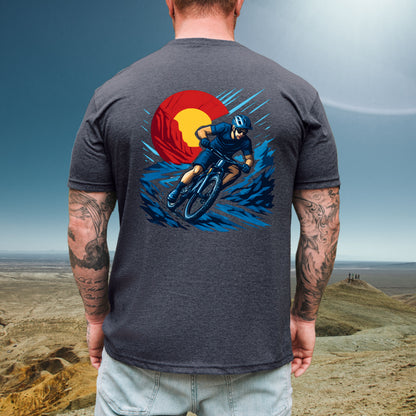 Biking Colorado Mountain Tee