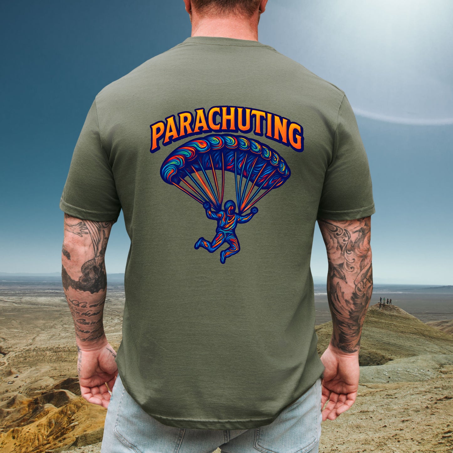 Groovy Parachuting Tee