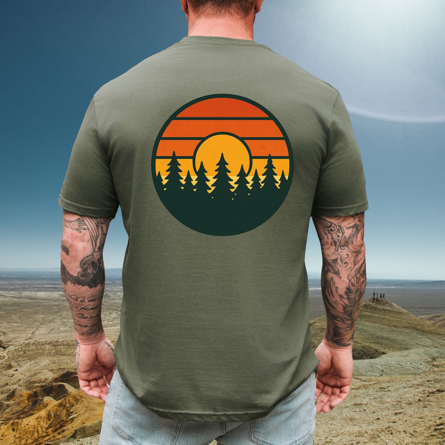 Retro Pine Forest Tee
