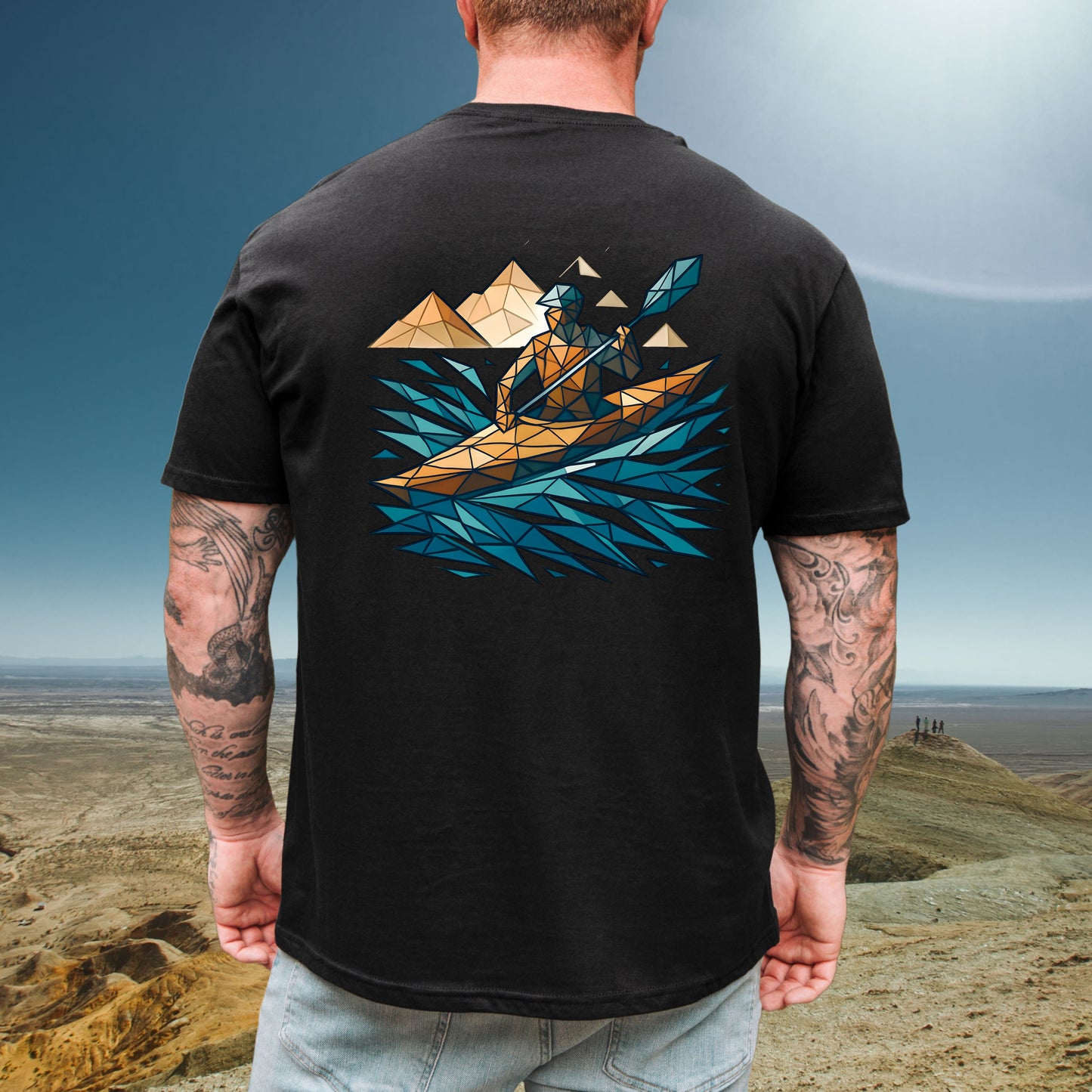 Geometric Kayaker Tee