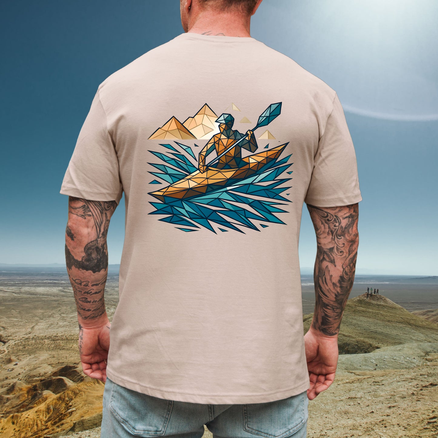 Geometric Kayaker Tee
