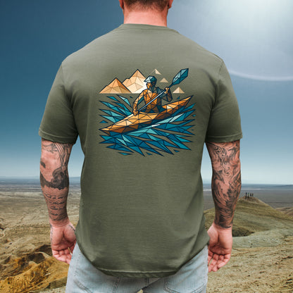 Geometric Kayaker Tee