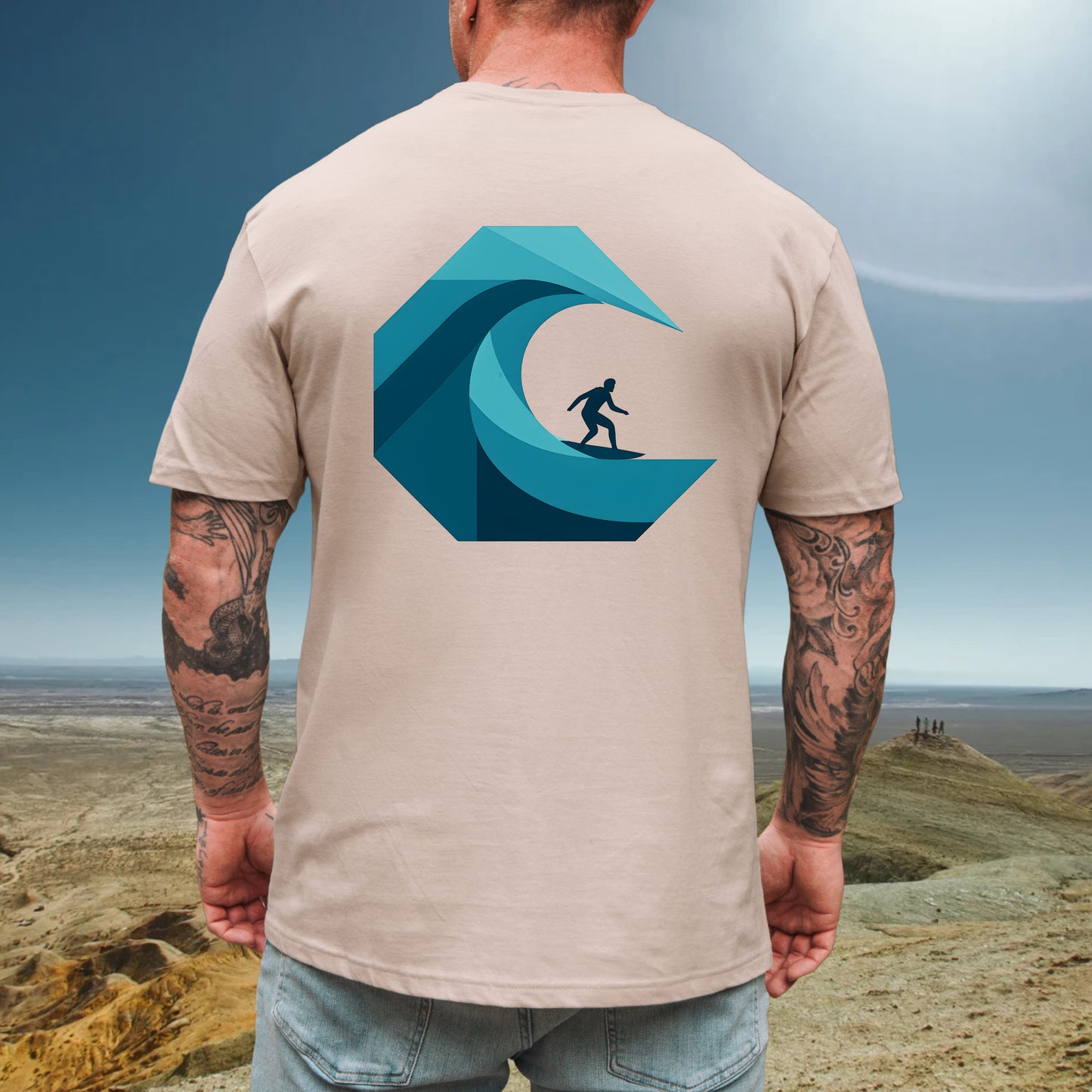 Geometric Surf Tee