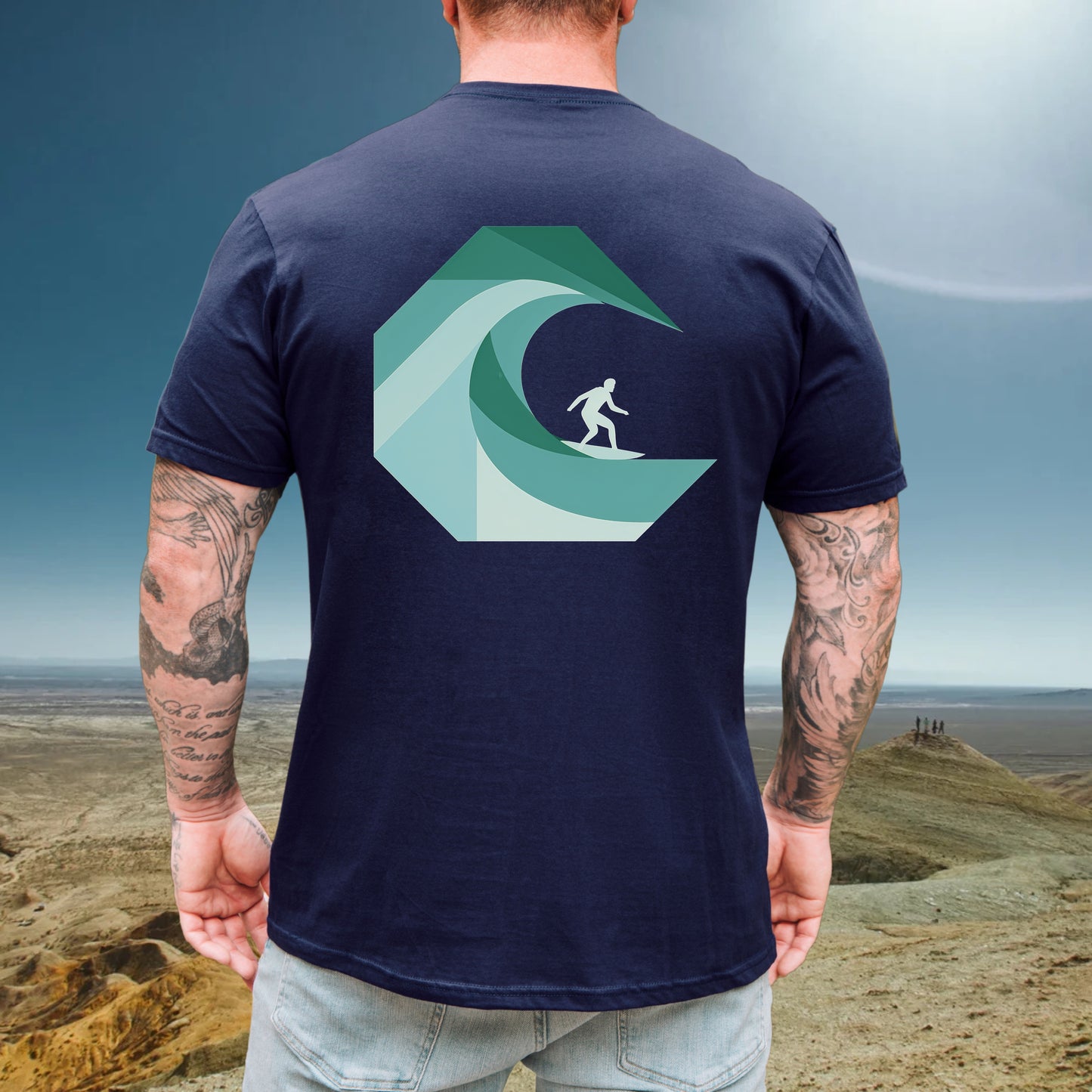 Geometric Surf Tee
