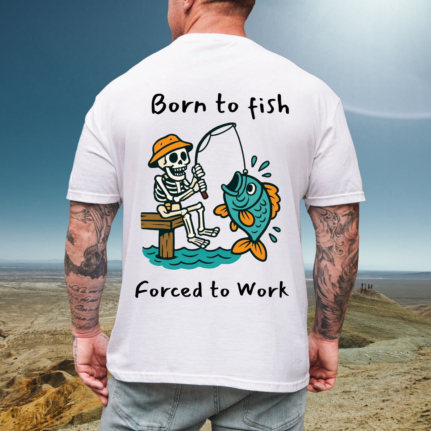 Fishing Skeleton Tee