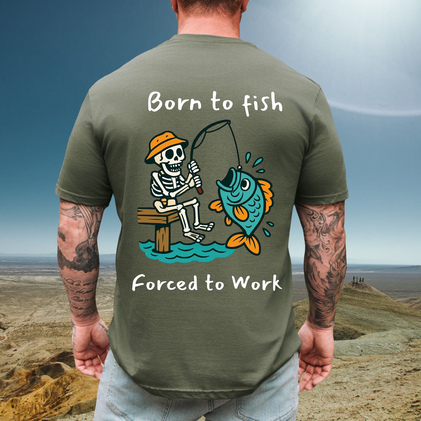 Fishing Skeleton Tee