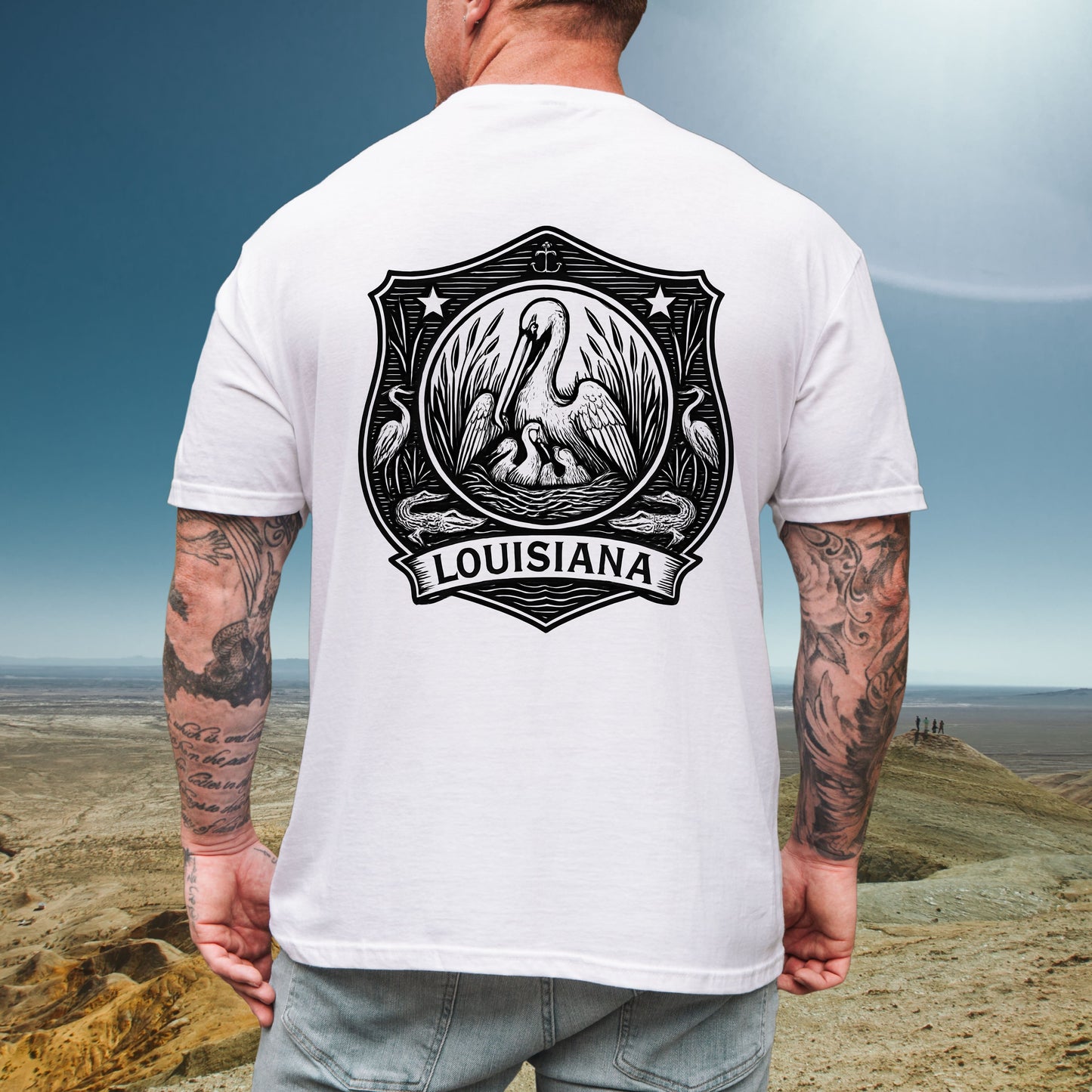 Louisiana Badge Tee
