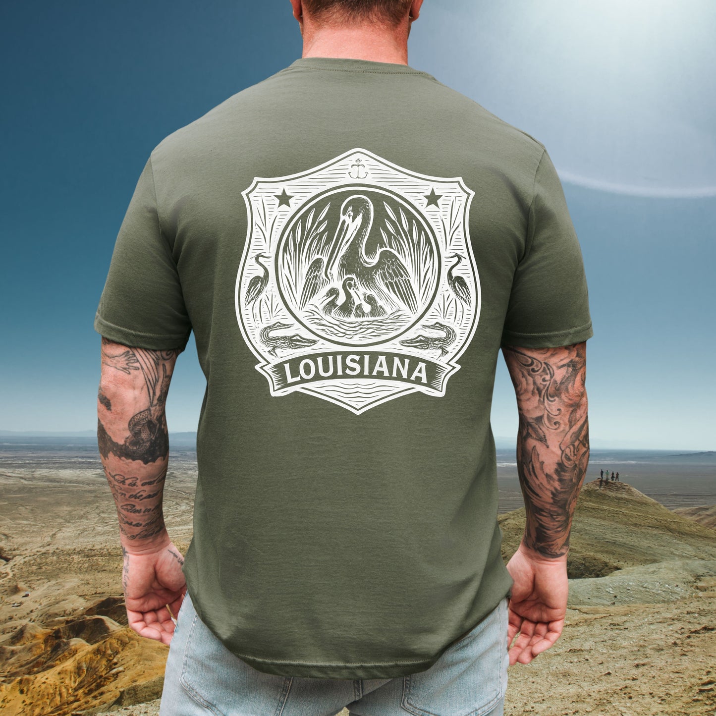 Louisiana Badge Tee