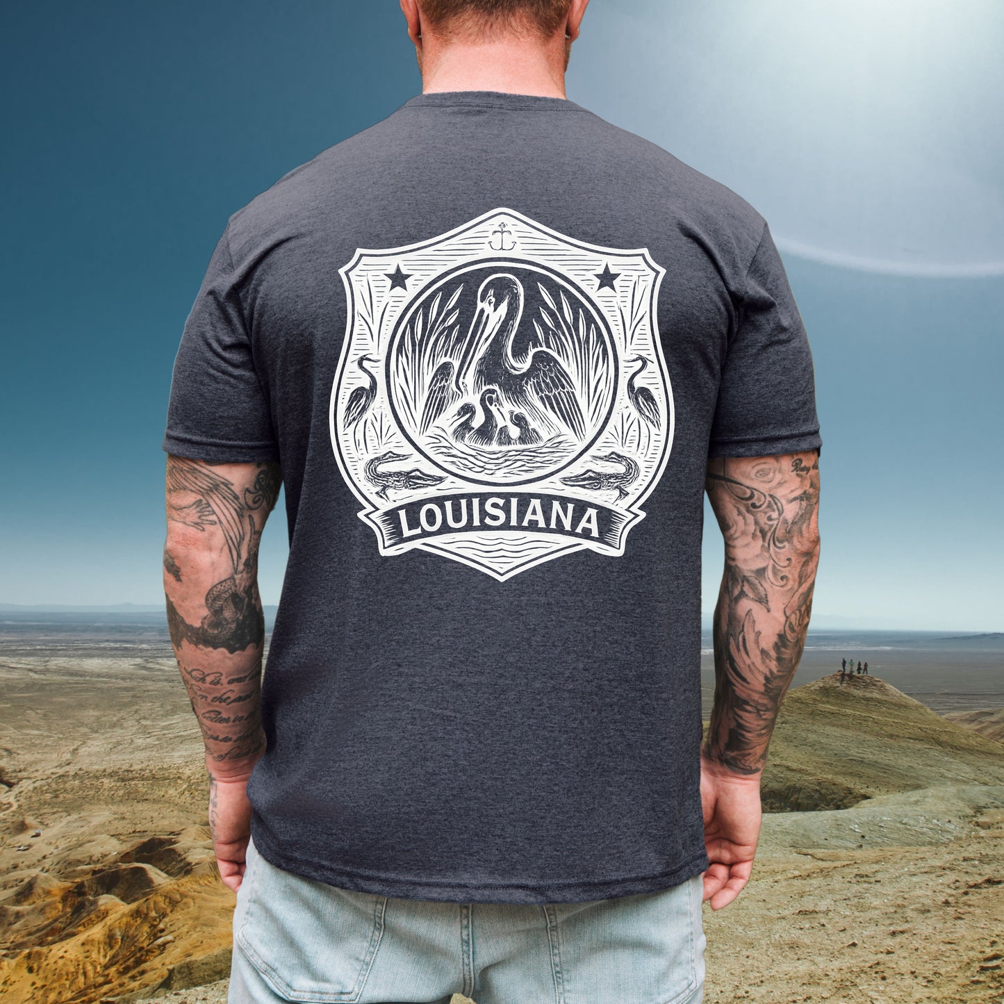 Louisiana Badge Tee
