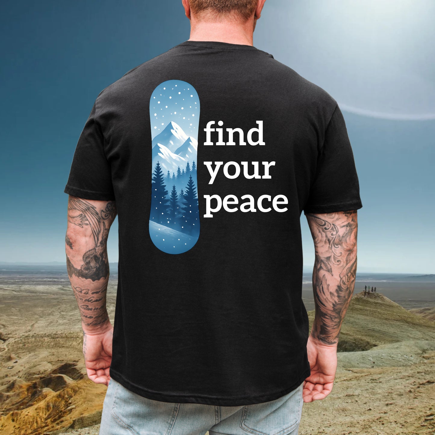 Mountain Snowboard Tee