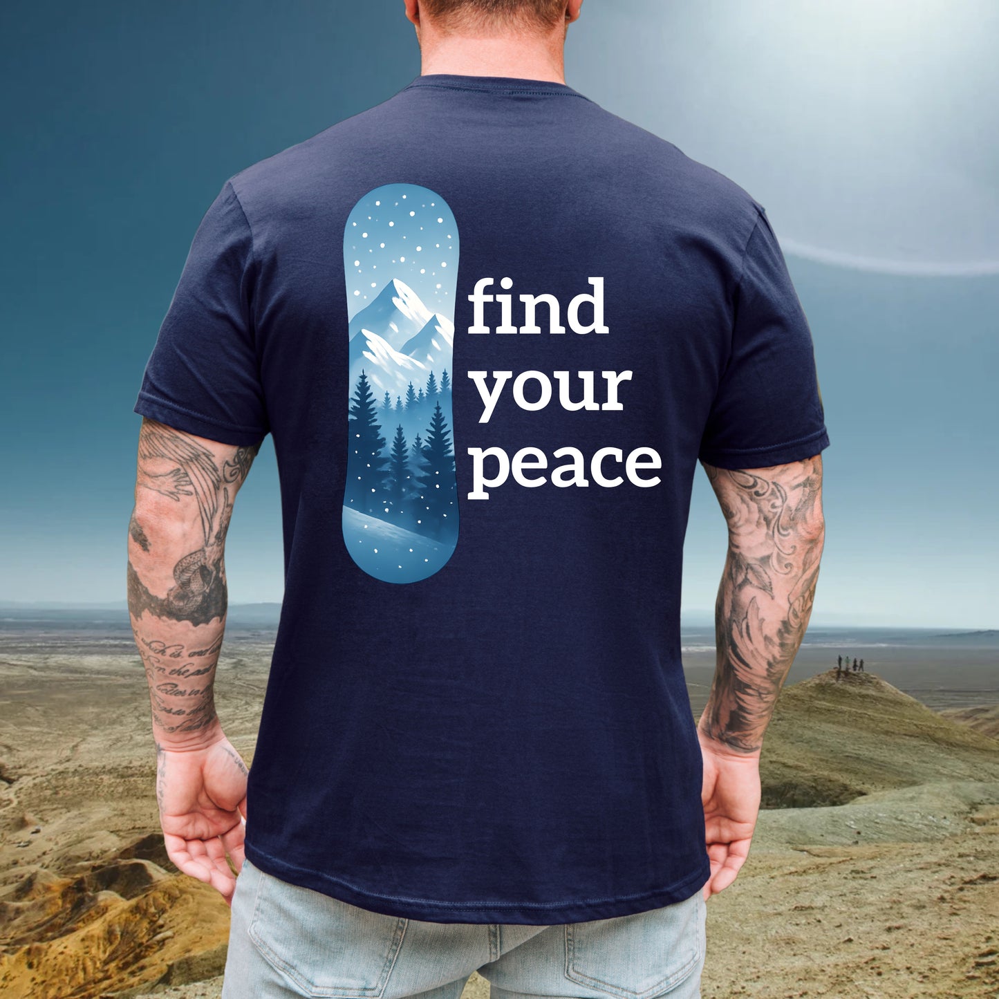 Mountain Snowboard Tee