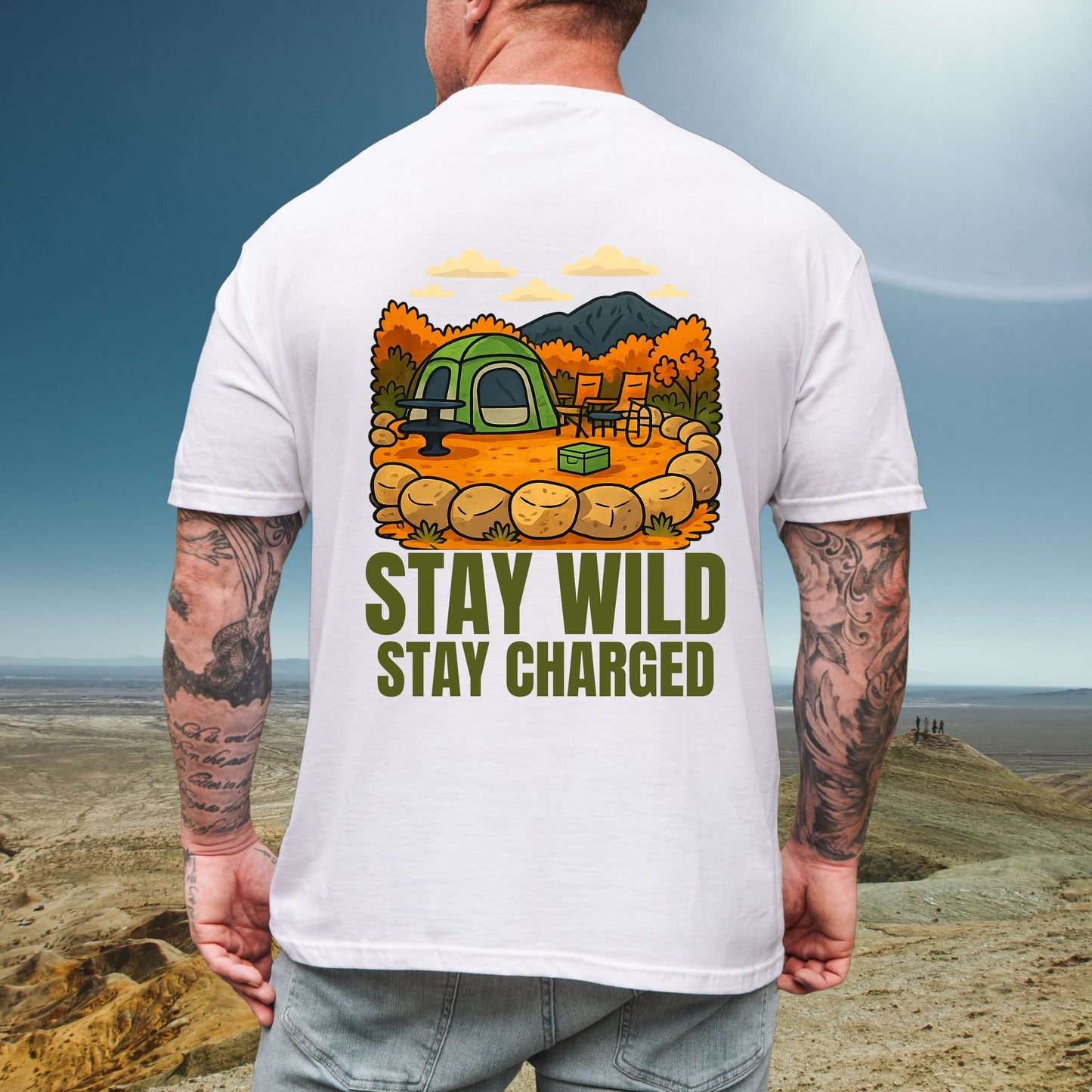 Stay Wild Stay Charged Tee
