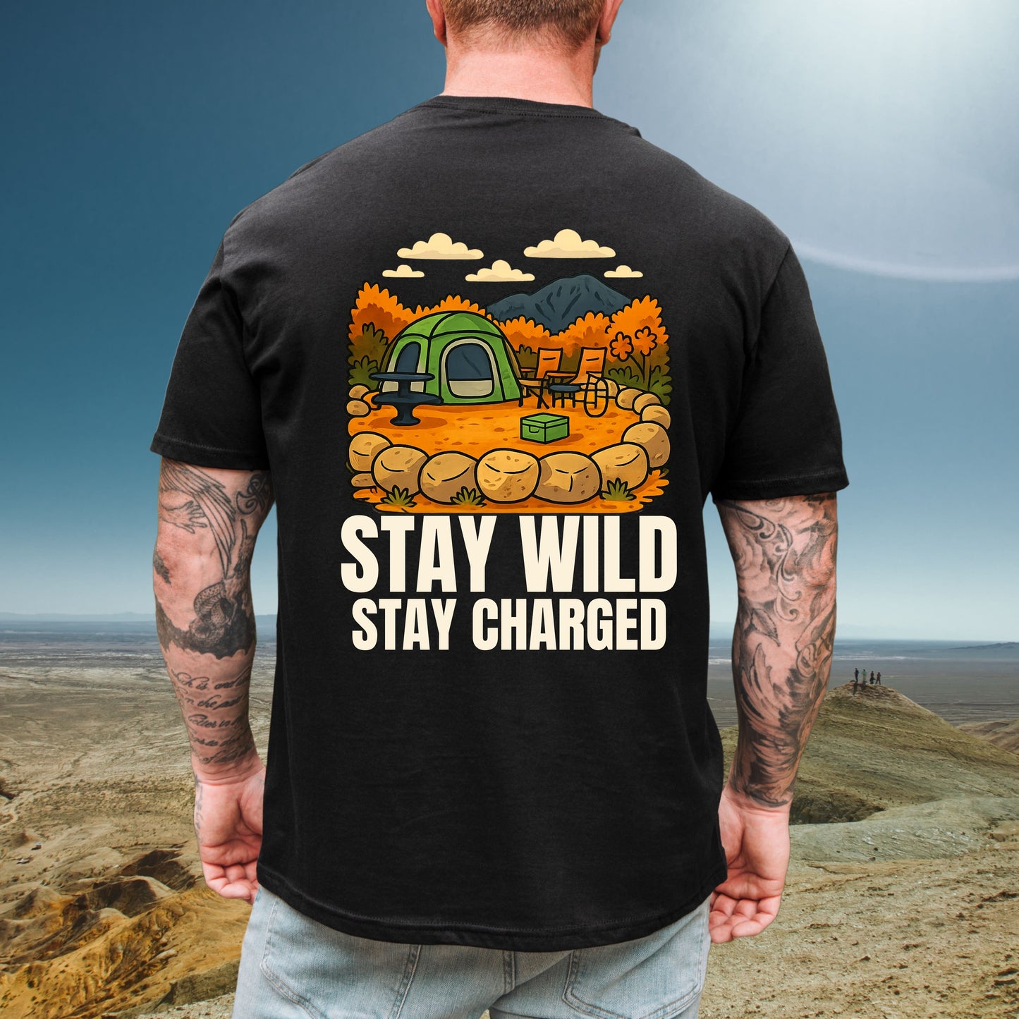 Stay Wild Stay Charged Tee