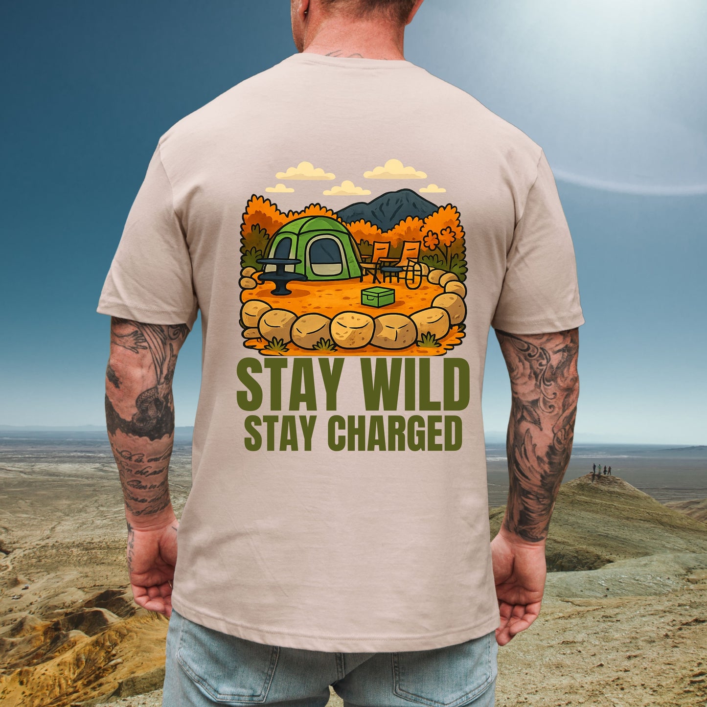 Stay Wild Stay Charged Tee