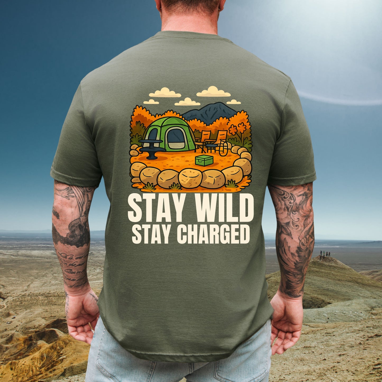 Stay Wild Stay Charged Tee