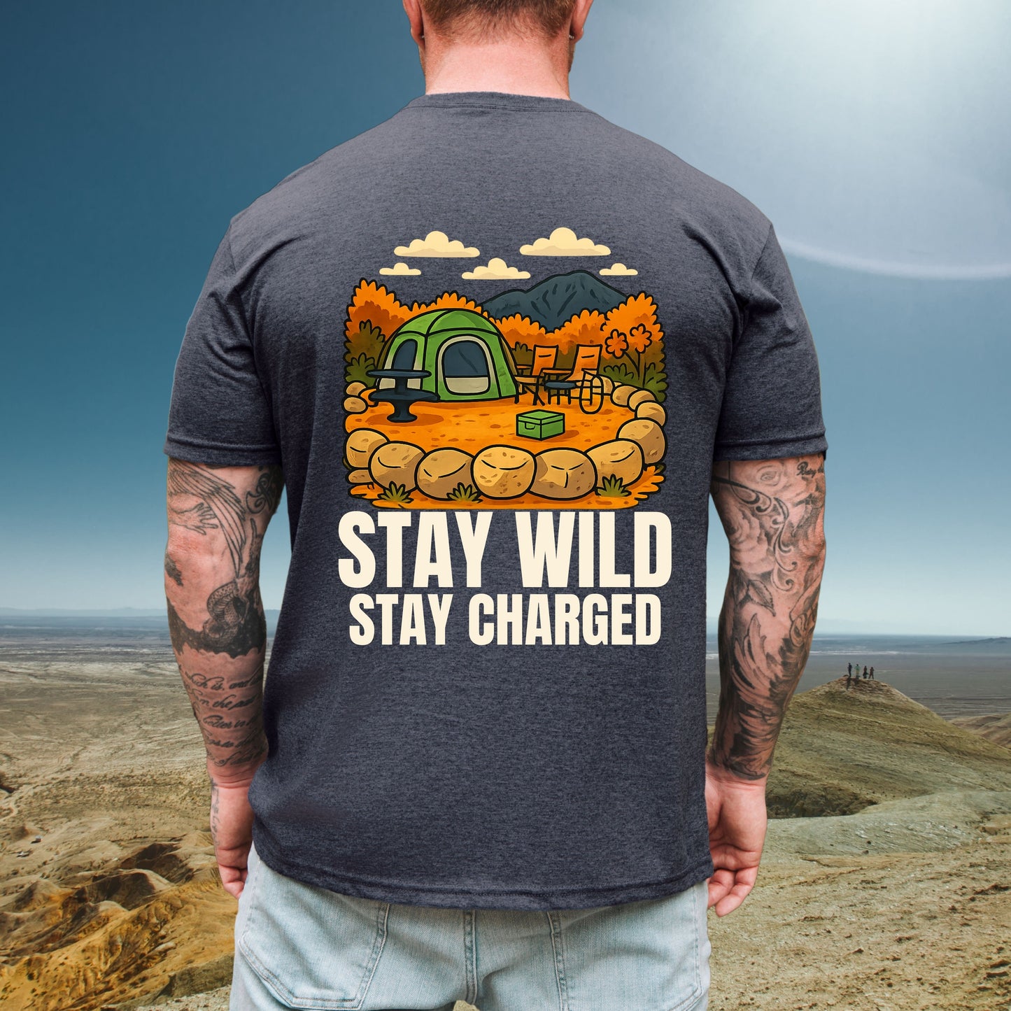 Stay Wild Stay Charged Tee