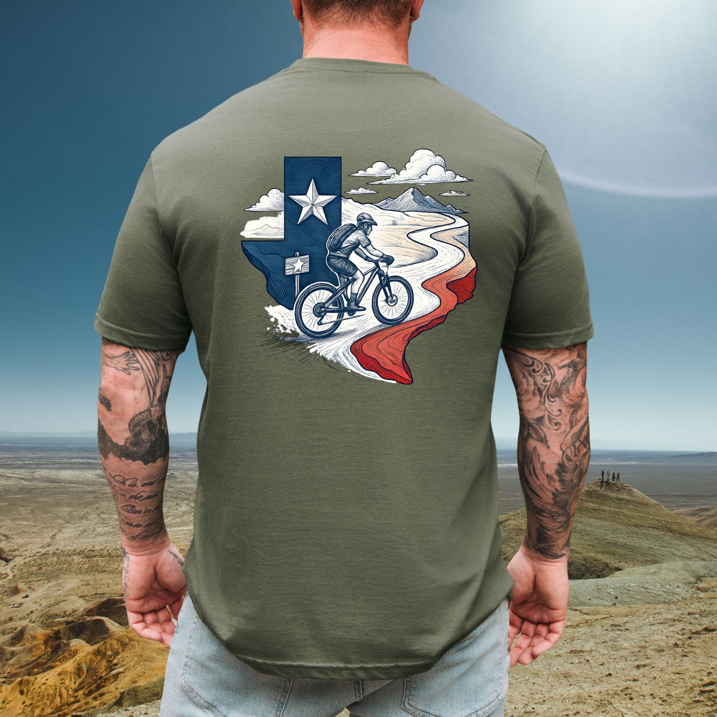 Texas Biking Tee