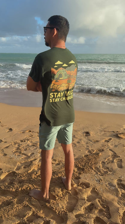 Stay Wild Stay Charged Tee
